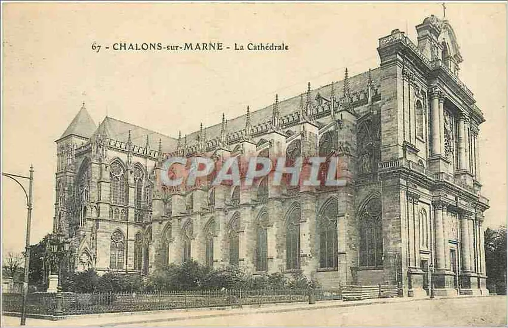 Chalons-sur-Marne — Katedra — wydawca nieznany, numer serii 67 - Awers