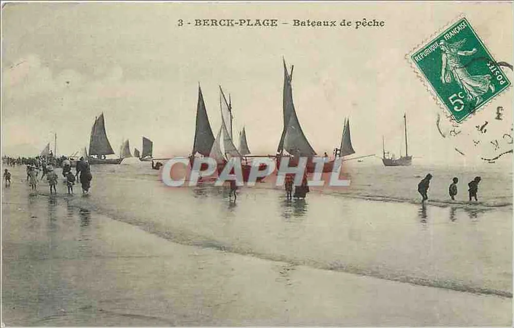 Berck-Plage — Barcos de pesca — CERCKPHIL - Frente