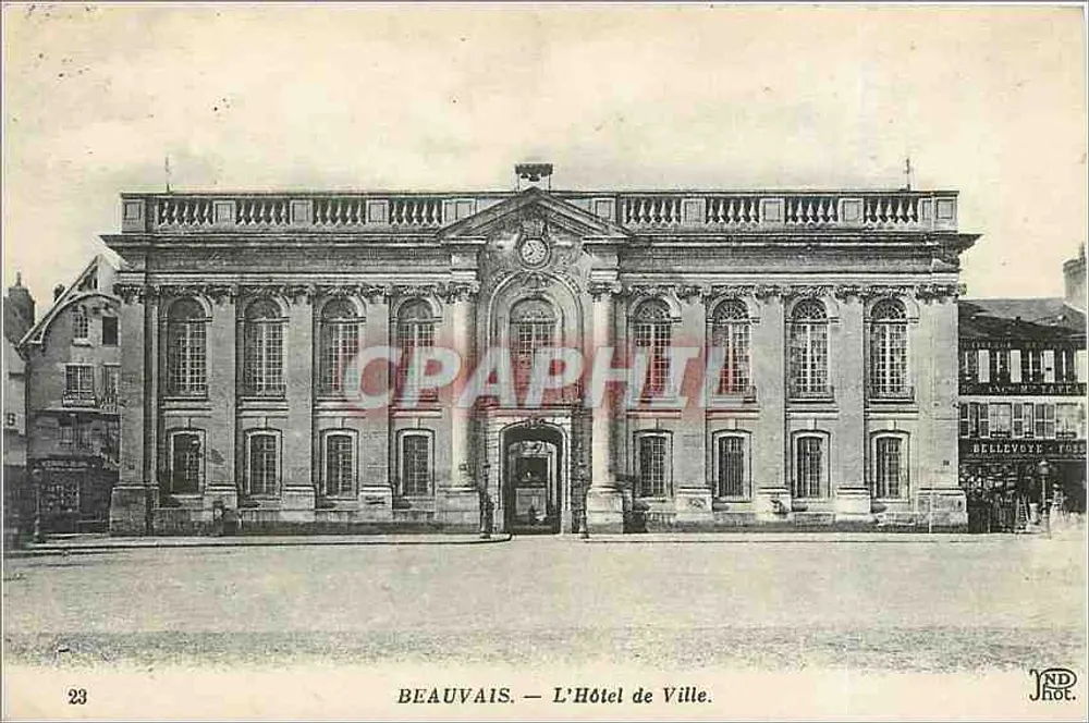 Beauvais — O Hotel de Ville — editor JND, n°23 - Frente