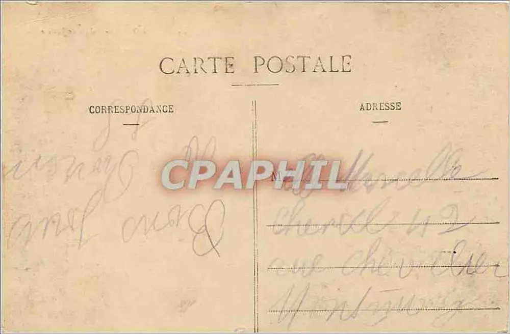 Rouen - Palácio de Justiça — editor não visível, número de série ilegível - Verso