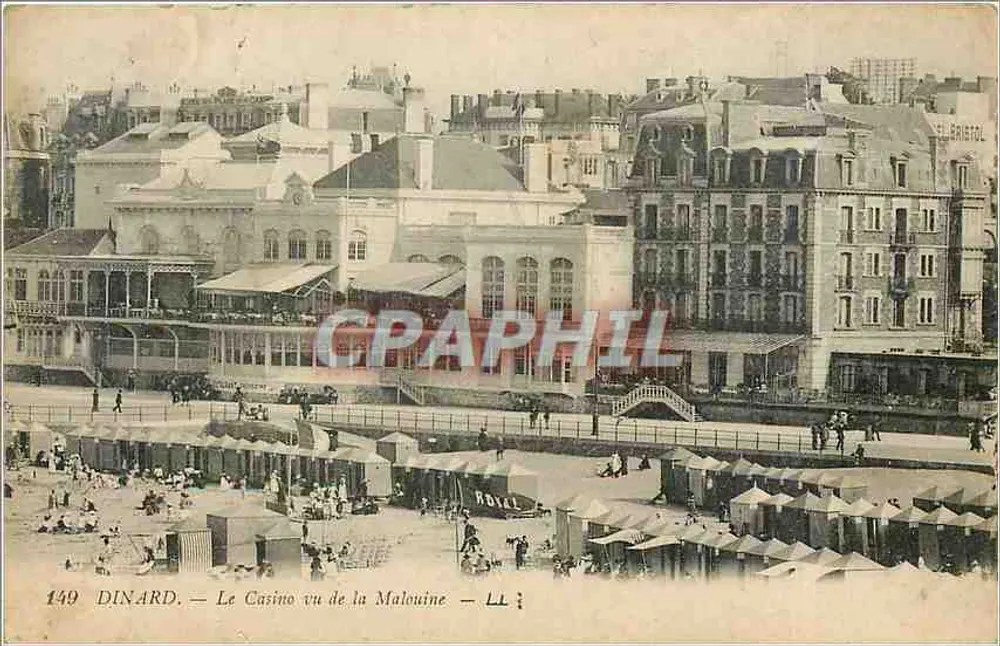 Dinard — Le Casino vu de la Malouine — LL ; n° 149 - Recto