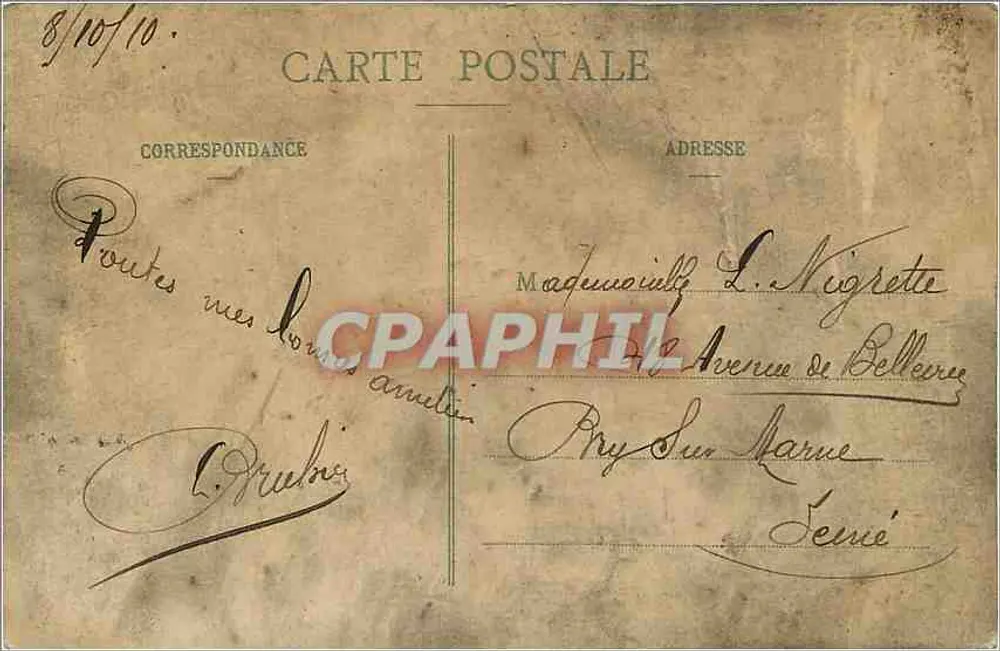 Les Grands Rochers de la Barre — Dordogne — Environs de SARLAT — P.D.S. 704 - Verso