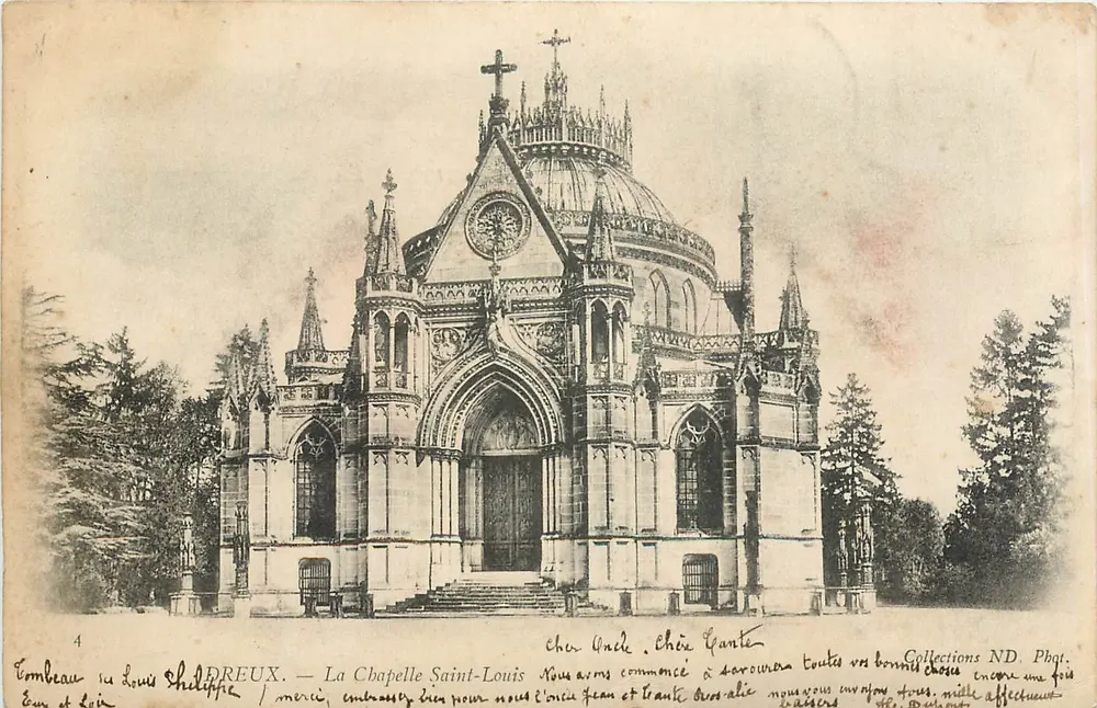 Dreux — A Capela São Luís — Coleções ND. Fot. - Frente