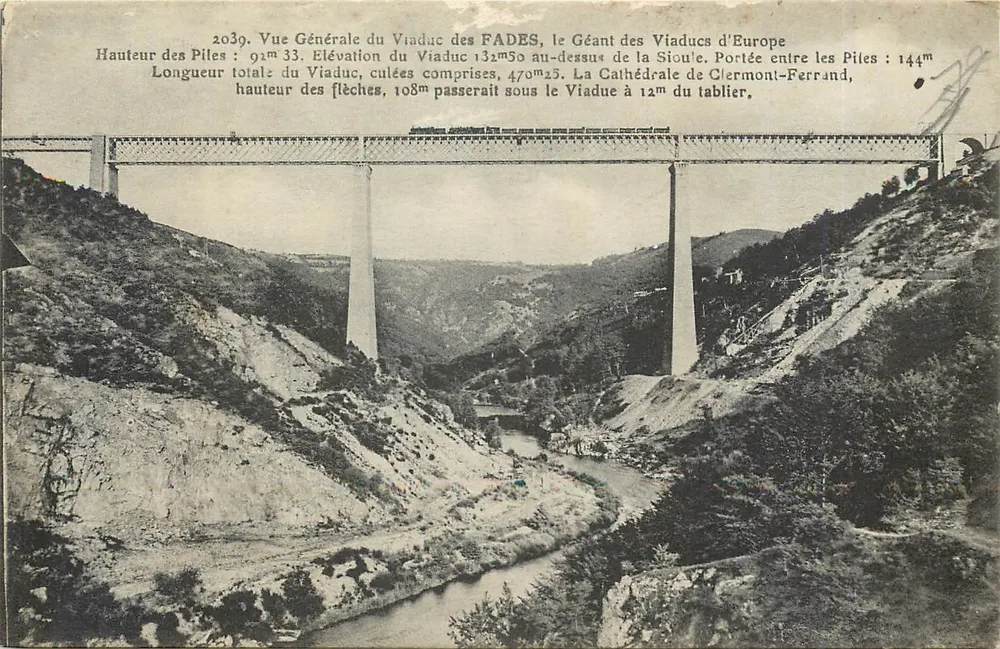 Viadukt der Fades — Der Riese unter den europäischen Viadukten — Verlag A. Michel, S. et Gernais - Vorderseite
