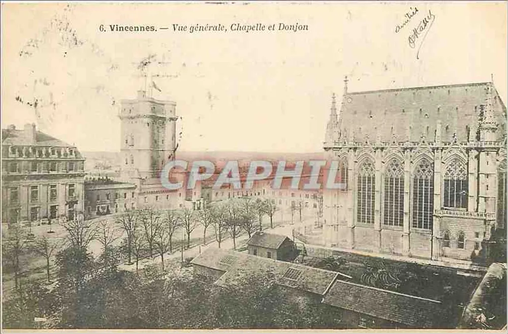 Vincennes — Algemene uitzicht, Kapel en Wachttoren - Voorkant