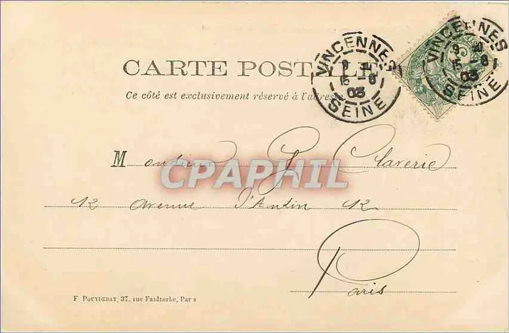 Vincennes — Algemene uitzicht, Kapel en Wachttoren - Achterkant