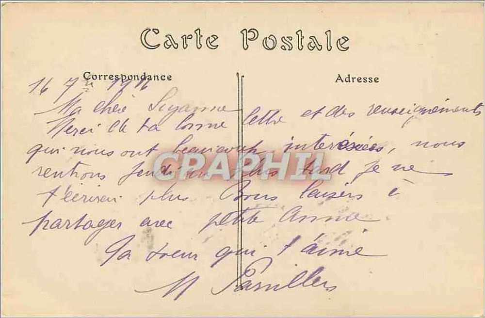 De Sfinx — Tregastel-Primel (Finistère) — ND. Fot - Achterkant