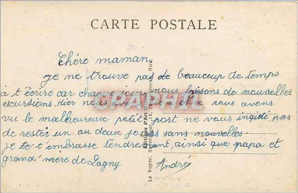 Menton — Vista geral — Foto Munier, n°35 - Verso
