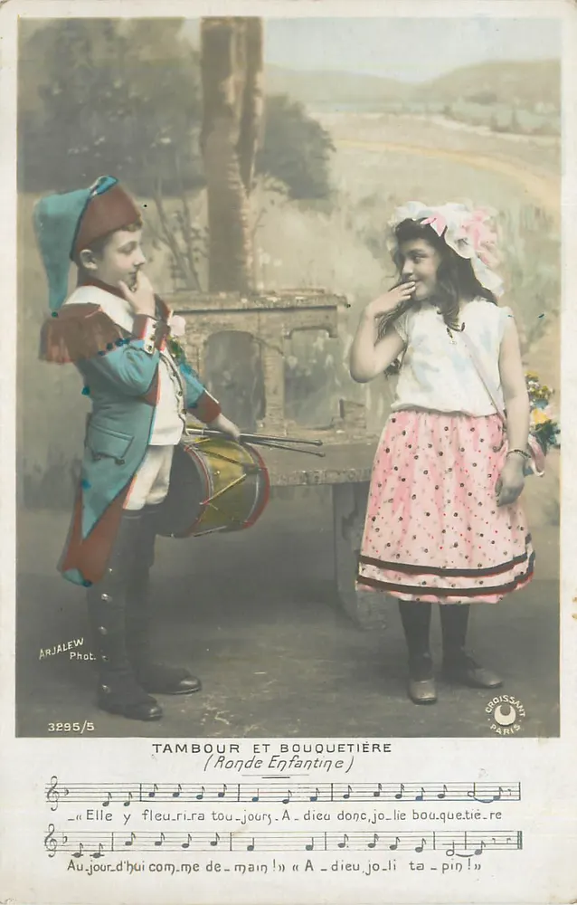 Tambor e Bouquetière — Dança Infantil — Arjalew Fot. n°3295/5 - Frente