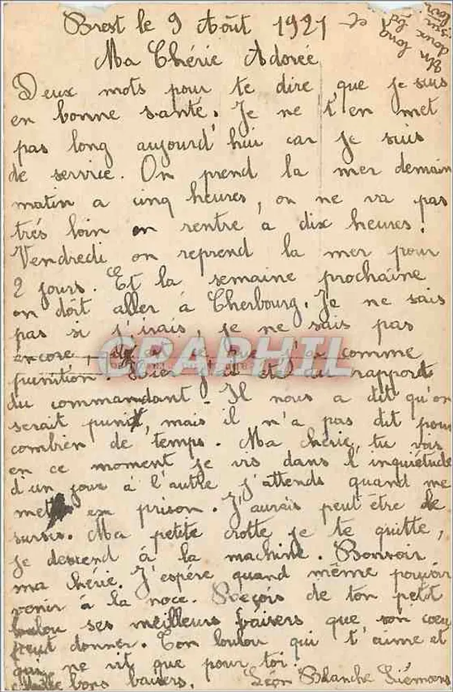 Marinheiro e mulher — cena romântica — REX 592 - Verso