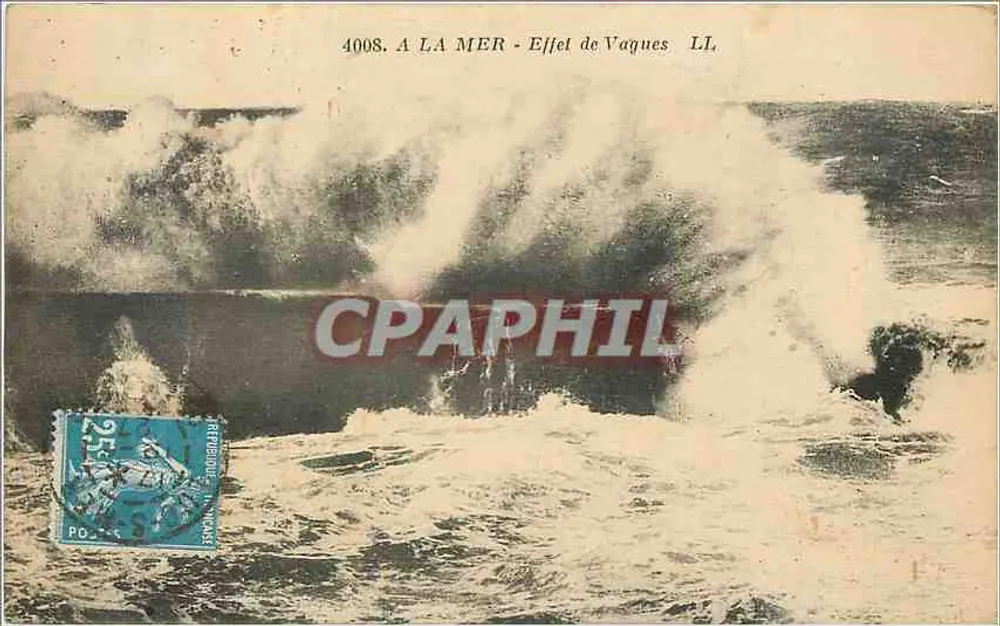 A LA MER - Efeito de Ondas LL — série 4008, editor LL - Frente