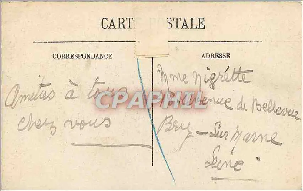 Marseille — Panorama vu à vol d’oiseau — LL. — Selecta - Verso