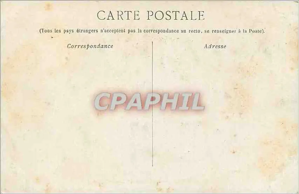 Marseille — Le Palais de Longchamp — vue du jardin et de la fontaine - Verso