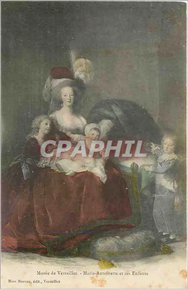 Museum von Versailles - Marie-Antoinette und ihre Kinder — Mine Moreau, Verlag, Versailles - Vorderseite