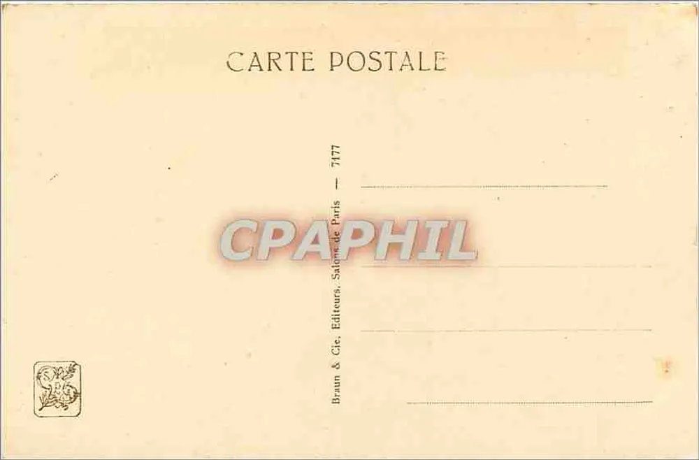 Sagrada Família — Ed. Cabane, n° 7177 - Verso