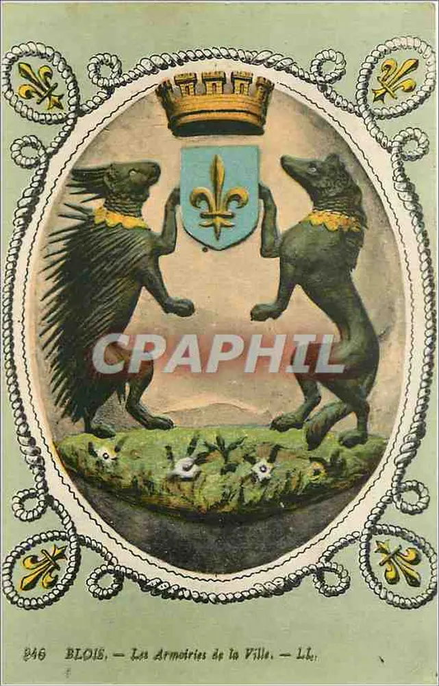 Blois — Die Wappen der Stadt — Lib. - Vorderseite
