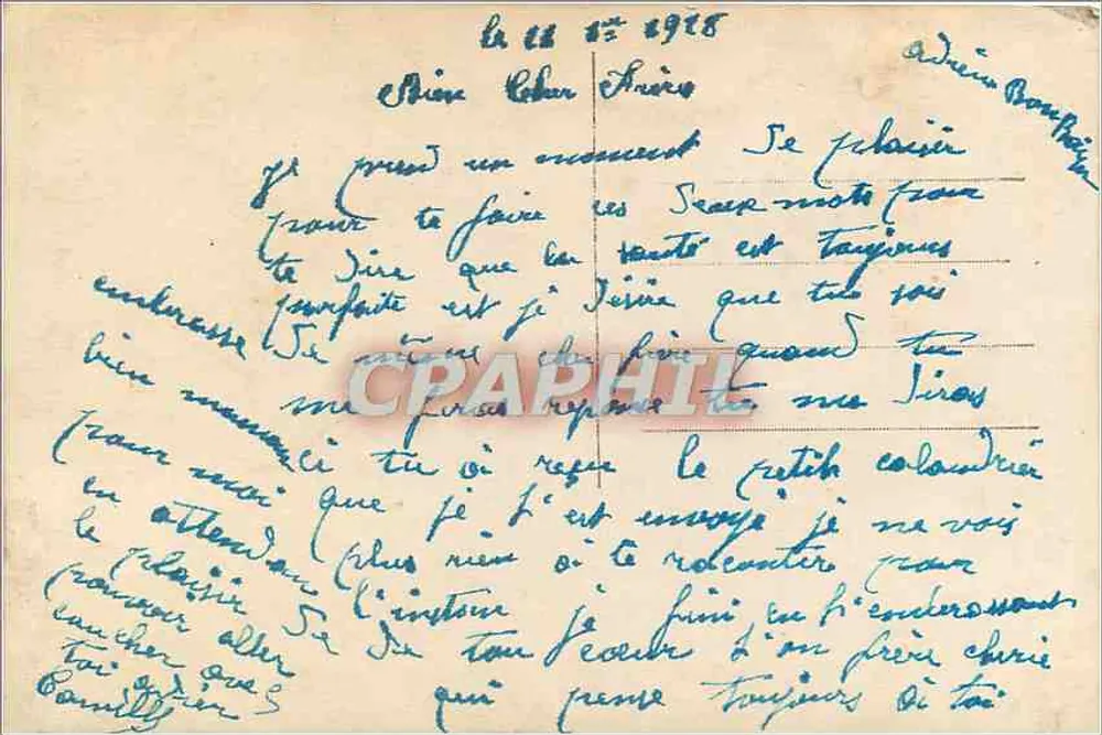 Duas jovens — diante de um grande espelho em forma de ferro de cavalo — editor Regina, n° 191 - Verso