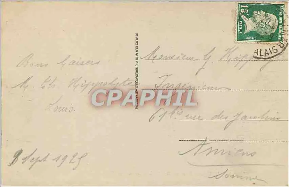 BOULOGNE-sur-MER - Le Monument aux Morts — n° 124 - Verso