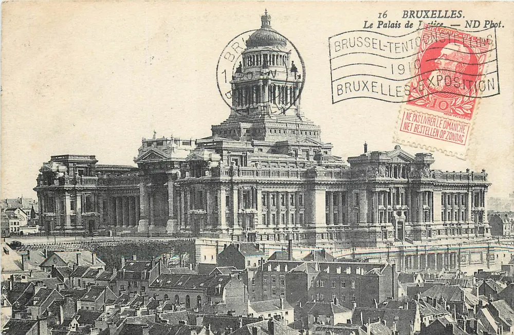 O Palácio de Justiça — Bruxelas — ND Fot. — Série 16 - Frente