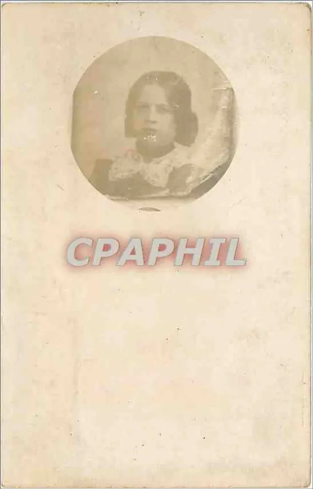 Vrouwelijk portret — cirkelvormige foto — B. Guillermond, Parijs - Voorkant