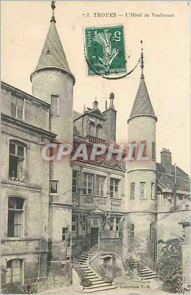 Troyes — L'Hotel de Vauluisant — T.G. - Recto