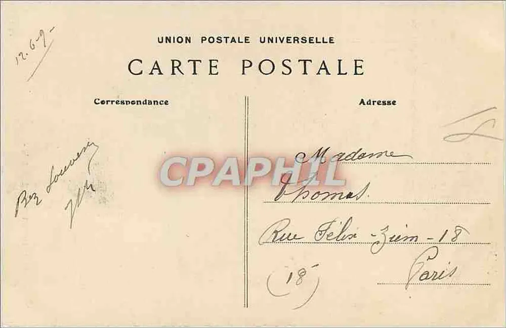 Troyes — L'Hotel de Vauluisant — T.G. - Verso