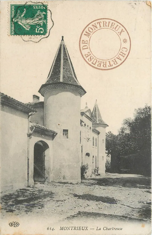 A Chartreuse de Montrieux — editor E.P.D. n°614 - Frente