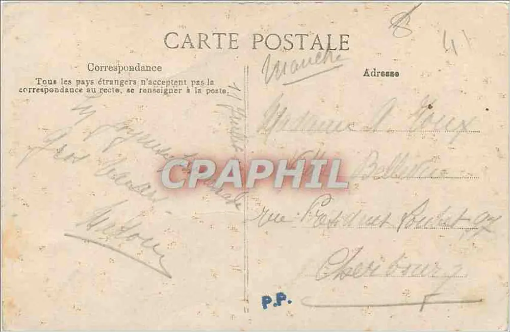 A Chartreuse de Montrieux — editor E.P.D. n°614 - Verso