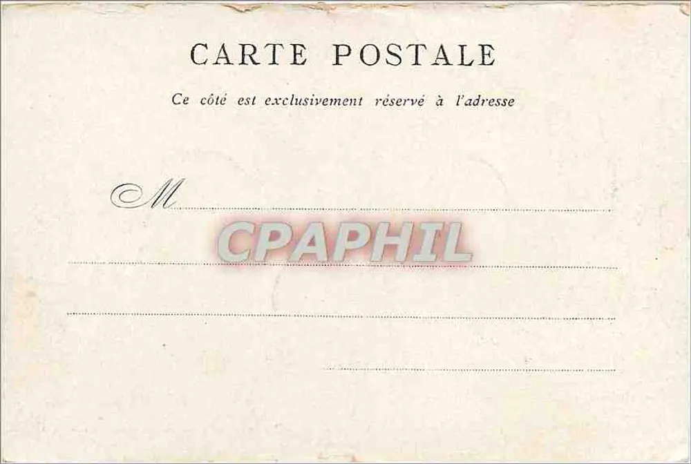 Palácio de Justiça — Paris — editor Bon Marché - Verso
