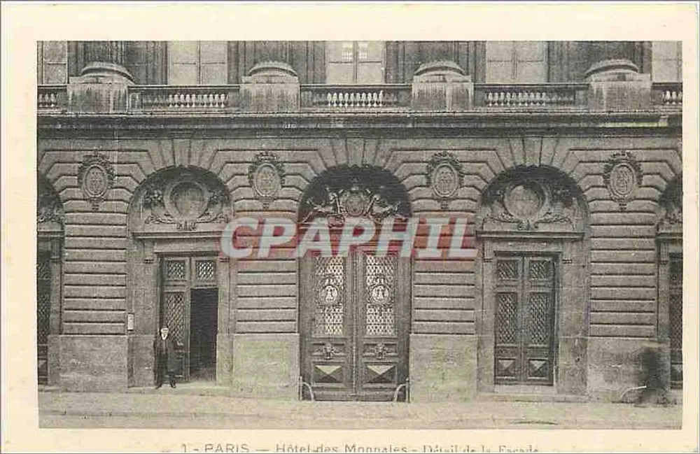 PARIS — Hotel des Monnaies — Detail der Fassade - Vorderseite