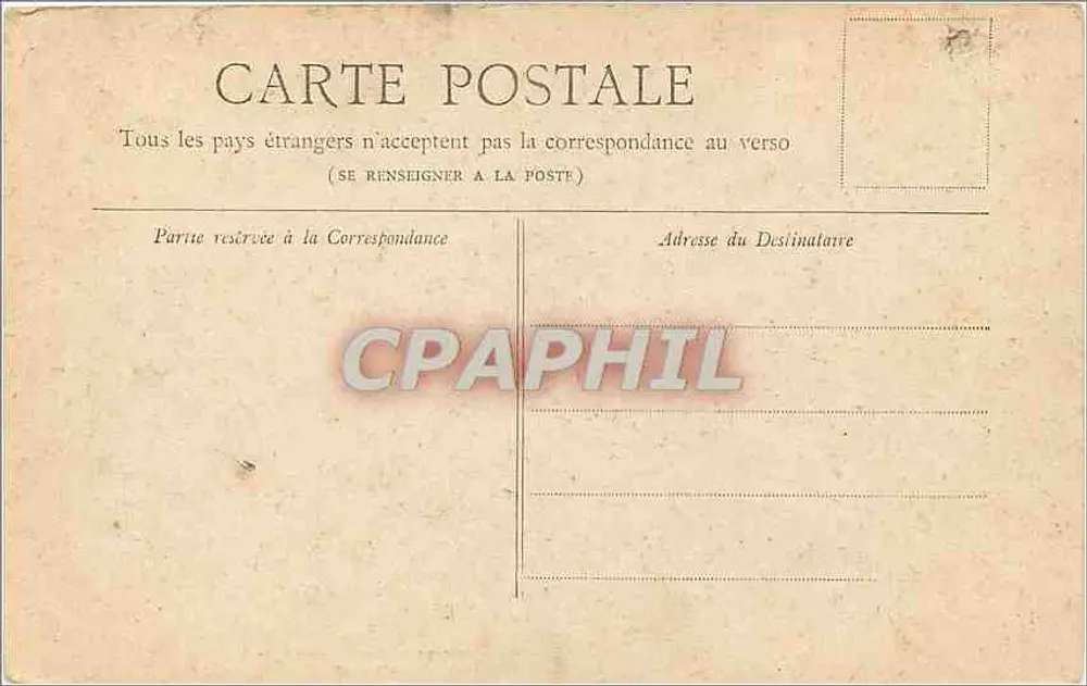 Paris — Place de la République — Coleção Petit Journal - Verso