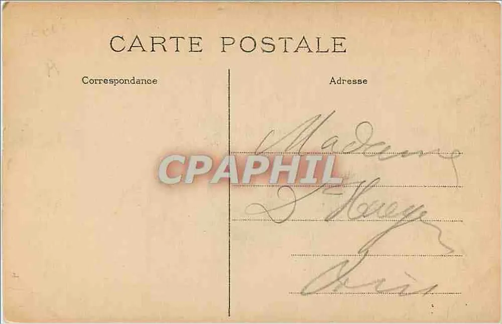PARIS - O Panteão — editor M. A. n°38 - Verso