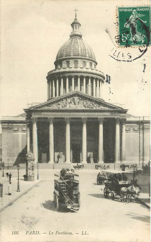 PARIS. — O Panteão. — LL. — N° 166 - Frente