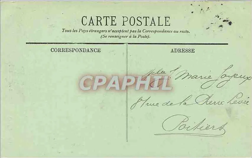 PARIS. — O Panteão. — LL. — N° 166 - Verso