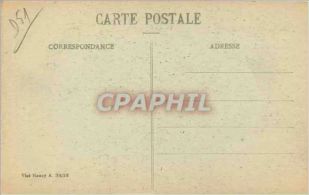 Reims — Kathedrale in Brand durch die Deutschen, 19. September 1914 — Sammlung G. Dubois, Reims - Rückseite