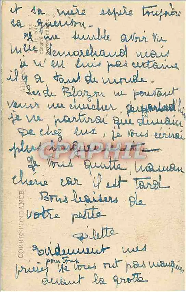 Lourdes — A Basílica e o Gave — I.L. - Verso