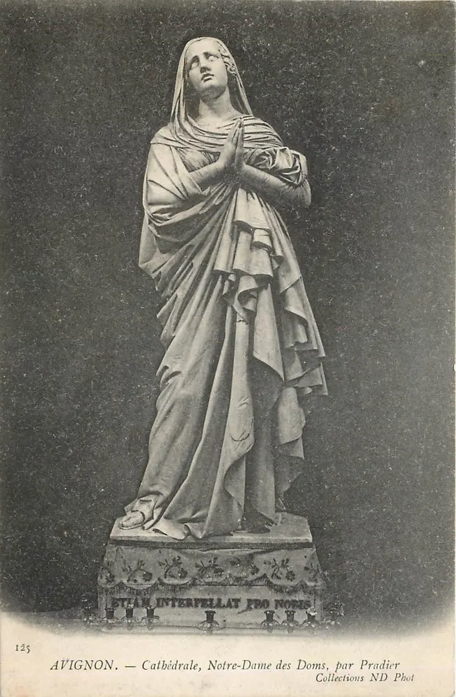 Avignon — Catedral, Nossa Senhora dos Domos, por Pradier — Coleções ND Phot - Frente