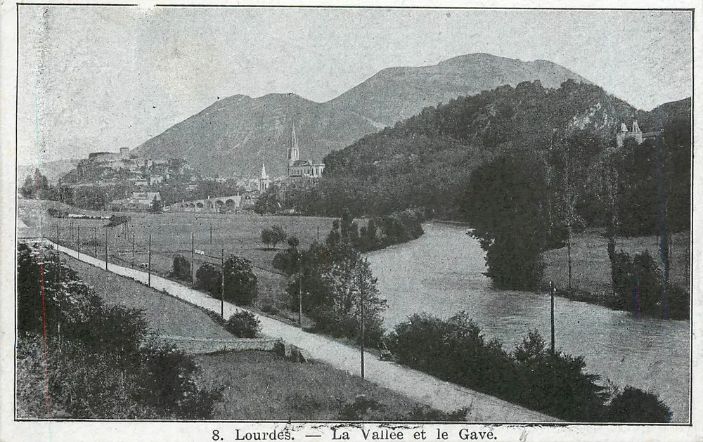 Lourdes — A Valle e o Gave — Editor não identificado, n° 8 - Frente
