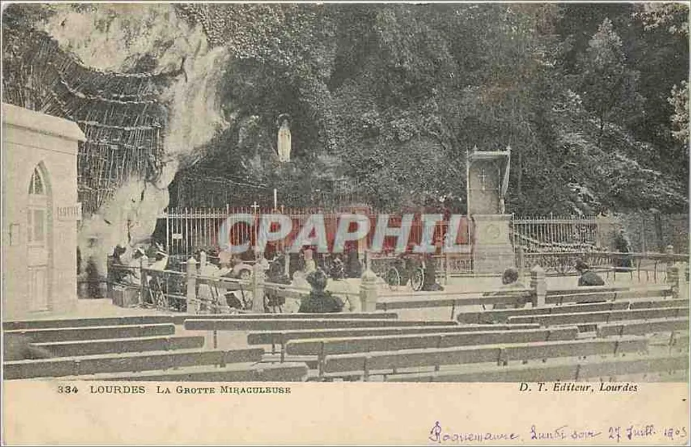 Lourdes — A Gruta Milagrosa — D. T. Editora, Lourdes - Frente