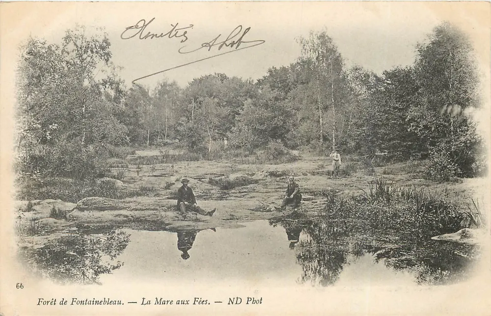 Forêt de Fontainebleau — La Mare aux Fées — ND Phot - Recto
