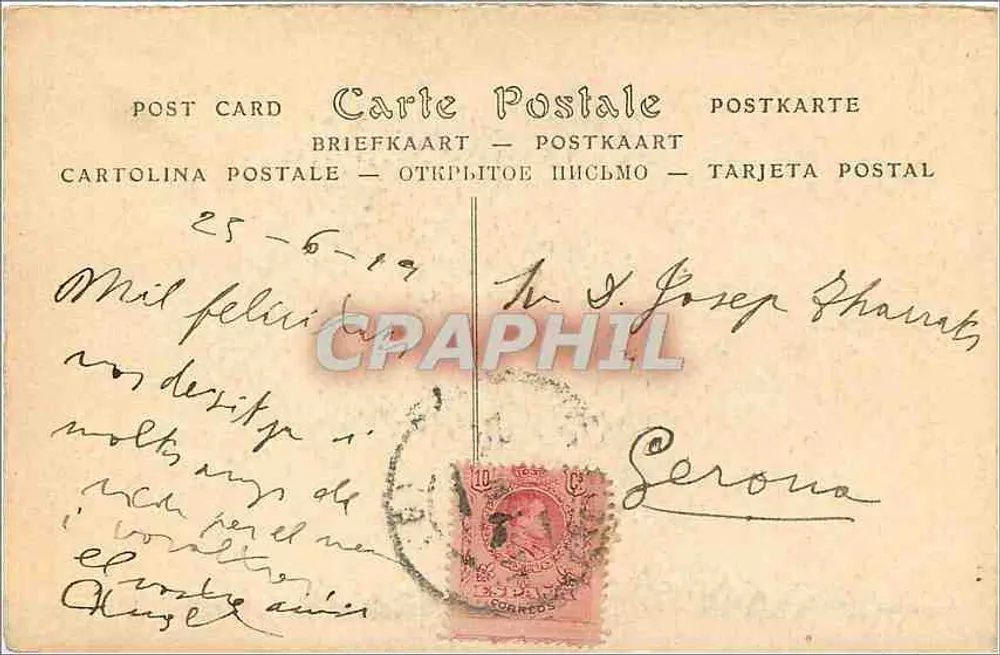 Geschichte des Kleidungsstils (von Louis XVI bis zum Zweiten Kaiserreich) — Louis-Philippe-Zeit (1833) — Zeichnung von A. Deveria — ND Phot. - Rückseite