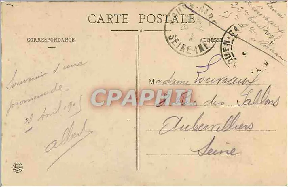 BONSECOURS - Igreja - Conjunto — C.V. - Em torno de Ronen - Verso
