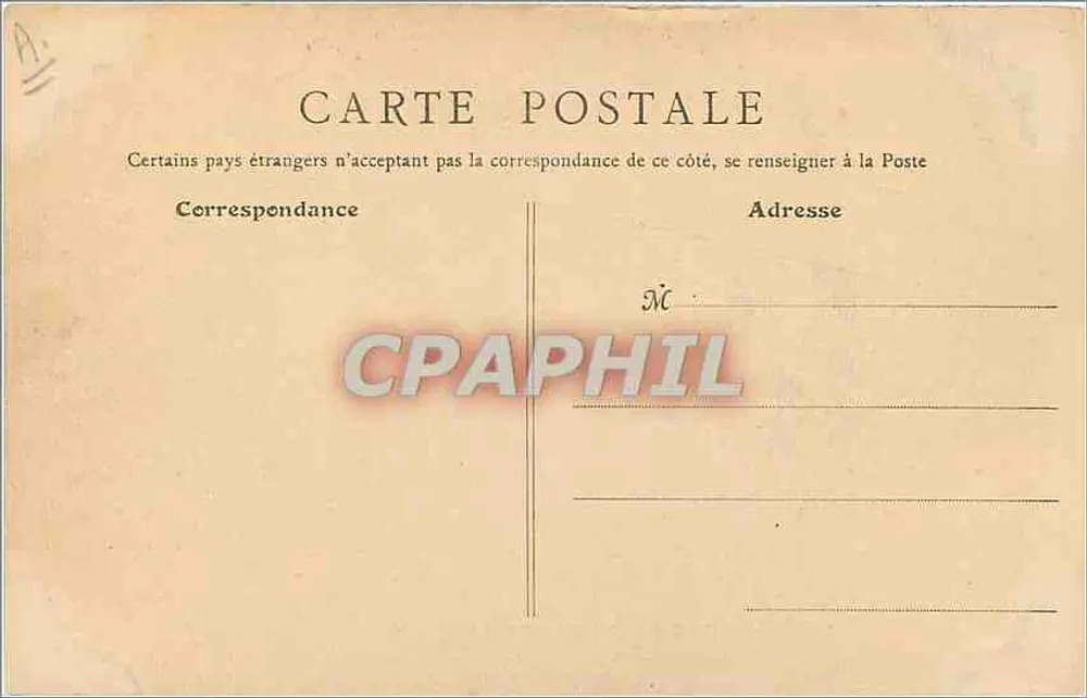 O bosque de Boulogne — Vista do parque — Editor E. Paris, n° 34 - Verso