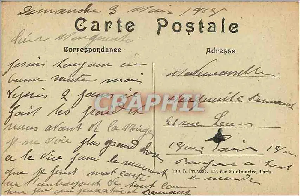 Verdun (Meuse) — Les Ruines, Rue des Capucines — VISA PARIS 517 bis - Verso