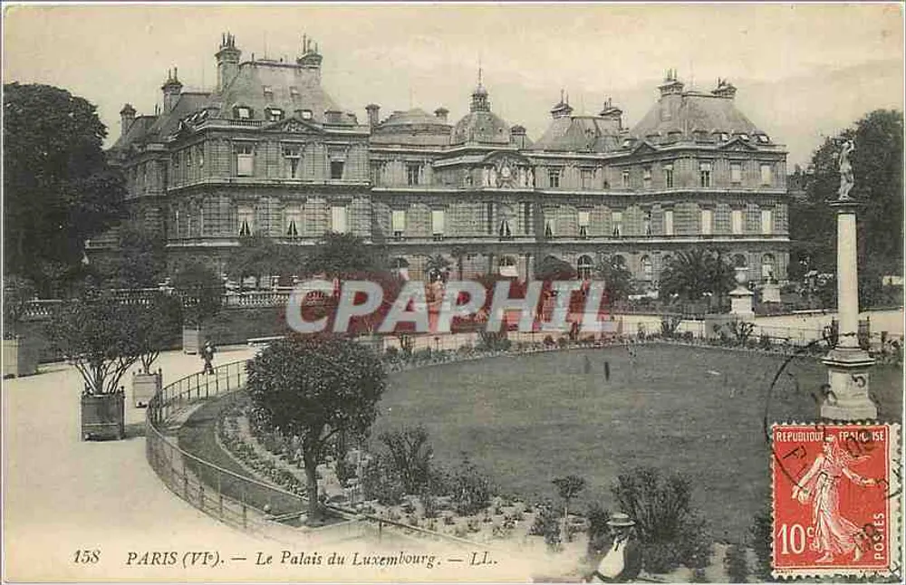 Paris (VIe) — O Palácio do Luxembourg — LL. - Frente