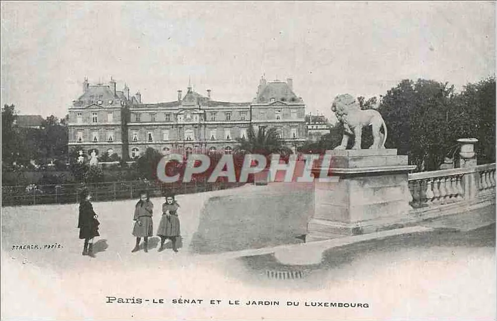 Paris - Der Senat und der Luxembourg-Garten — Staerch, Paris - Vorderseite