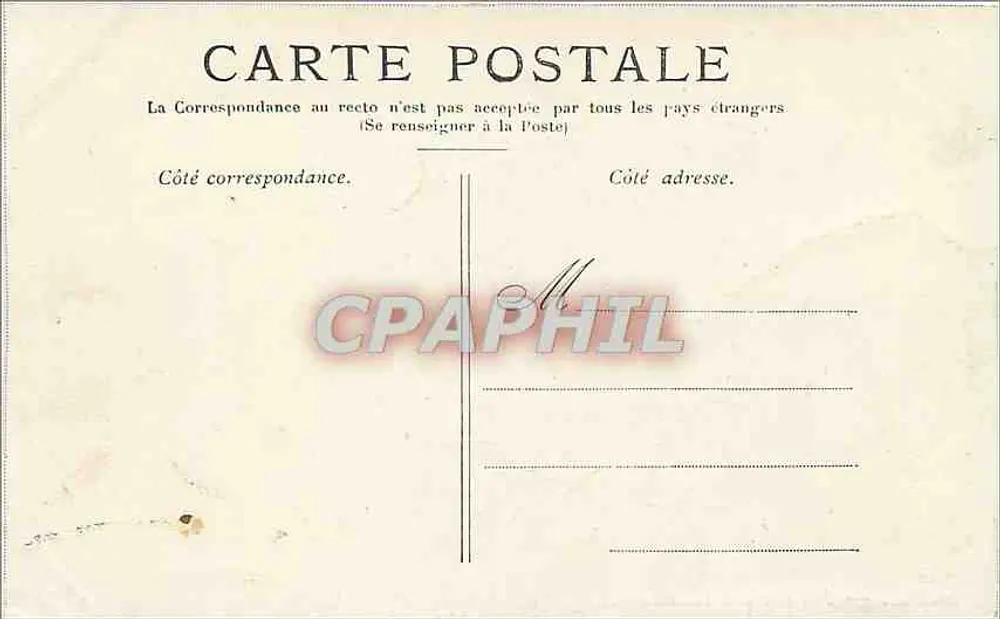 Paris — Jardim do Luxembourg — editor não identificado, número de série não visível - Verso