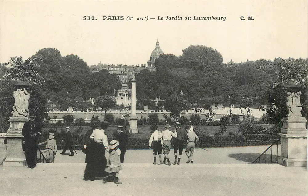 Paris (6. Arrondissement) — Der Luxembourg-Garten — C.M. n°532 - Vorderseite