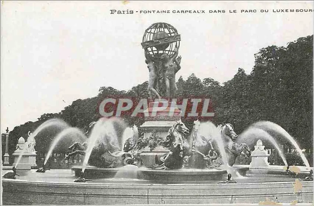 Paris - Fontaine Carpeaux im Luxembourg-Park — unbekannter Verlag - Vorderseite