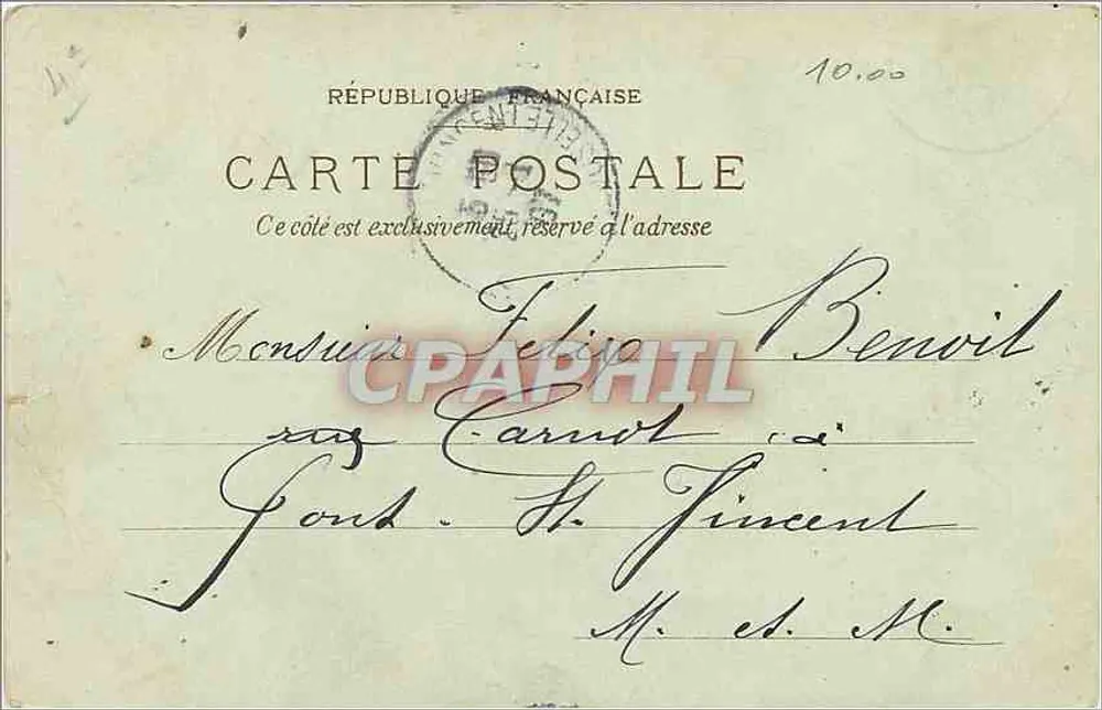 Paris. O Palácio de Justiça — editor Paris. 43 - Verso